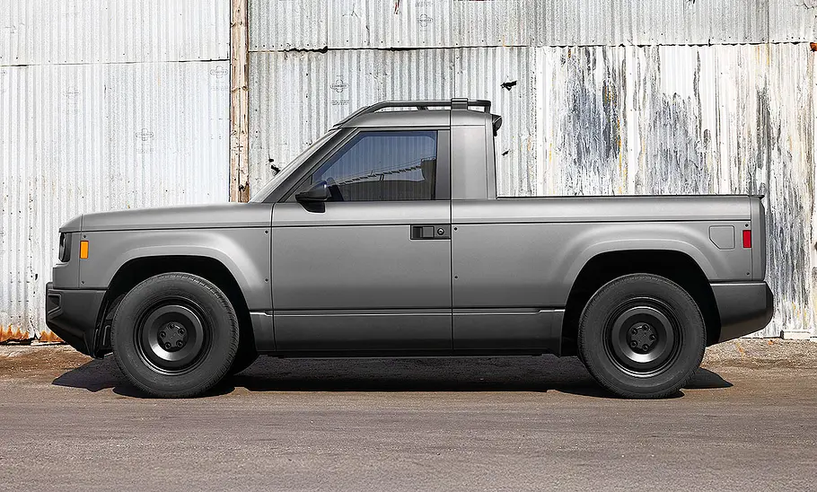 Slate Truck (2026) Blick von der Seite auf den Slate Truck (2026).