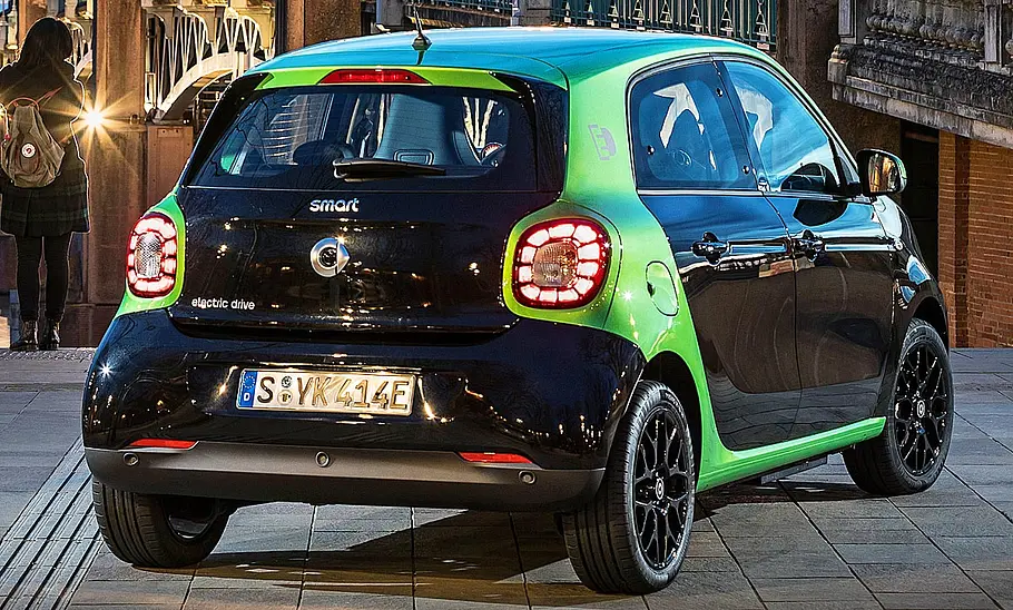 Erste Fahrt im neuen Smart Forfour electric drive