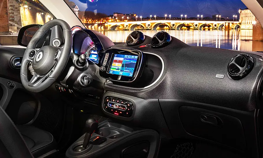 Erste Fahrt im neuen Smart Forfour electric drive