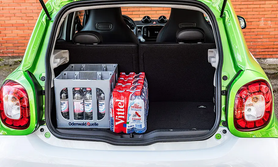 Erste Fahrt im neuen Smart Forfour electric drive