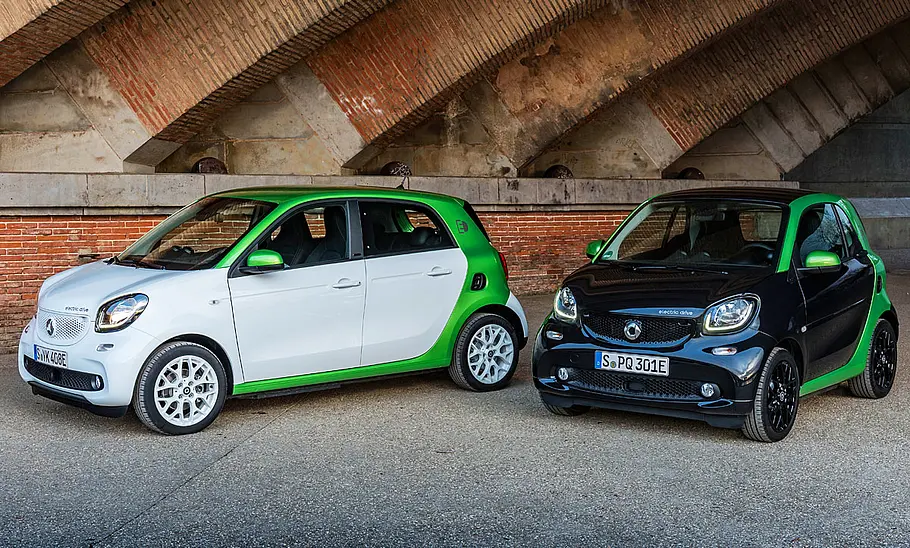 Erste Fahrt im neuen Smart Forfour electric drive