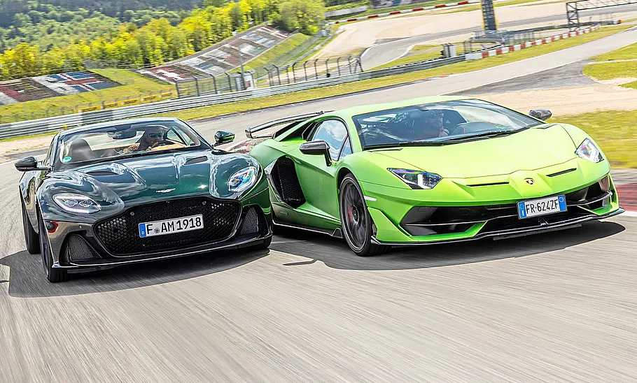 Aston Martin DBS Superleggera/Lamborghini Aventador SVJ