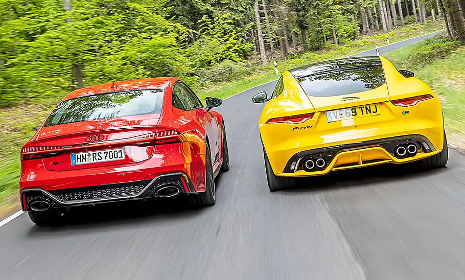 Audi RS 7 Sportback/Jaguar F-Type R