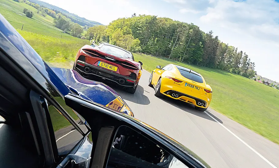 BMW M8 Competition/McLaren GT/Jaguar F-Type R