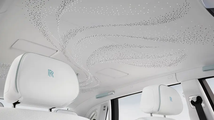 Der Sternenhimmel in einem Rolls-Royce.