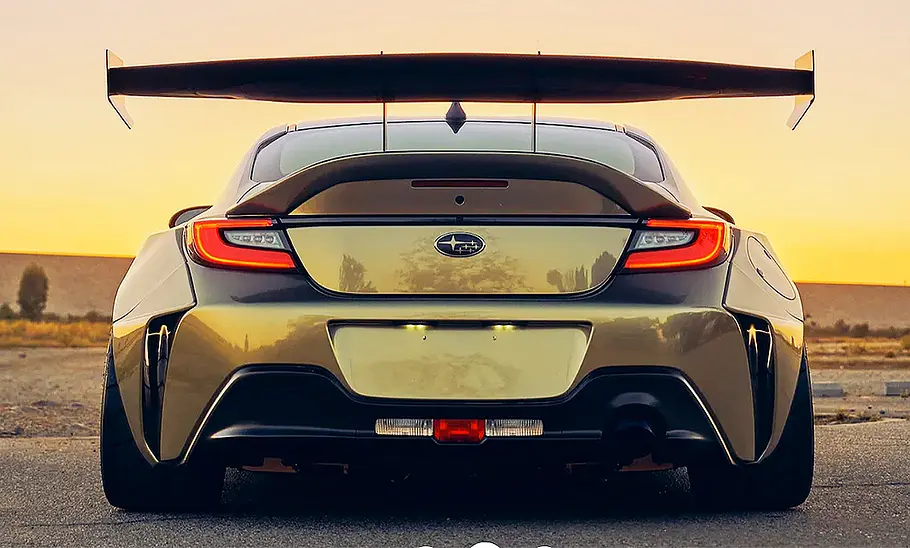 Blick von hinten auf den Subaru BRZ von Streethunter Designs.