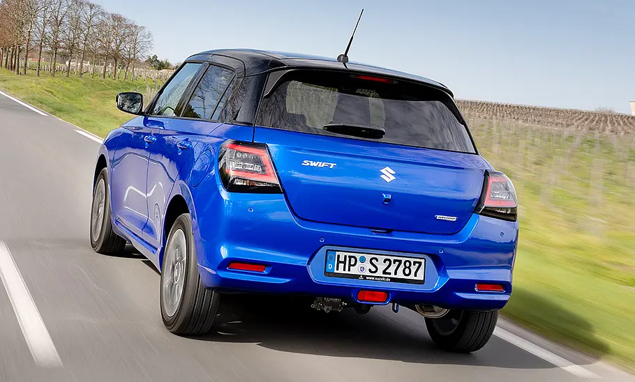 Suzuki Swift (2024); fahrend, schräg vorne