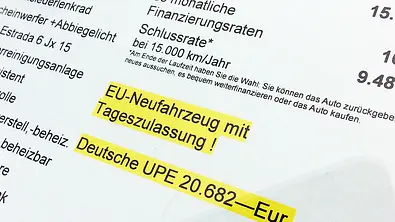 Tageszulassung (Auto kaufen): Vor- & Nachteile - Foto: Imago