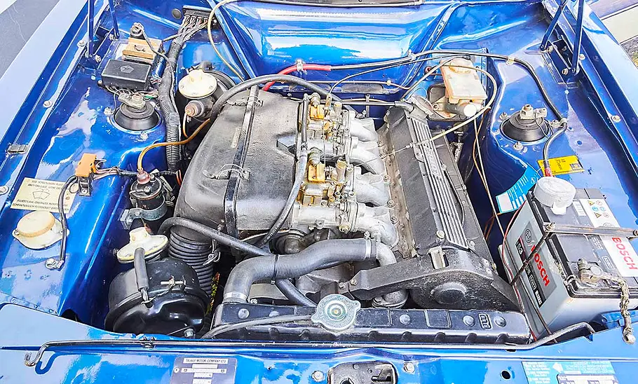 Der Motor des Talbot Sunbeam Lotus.
