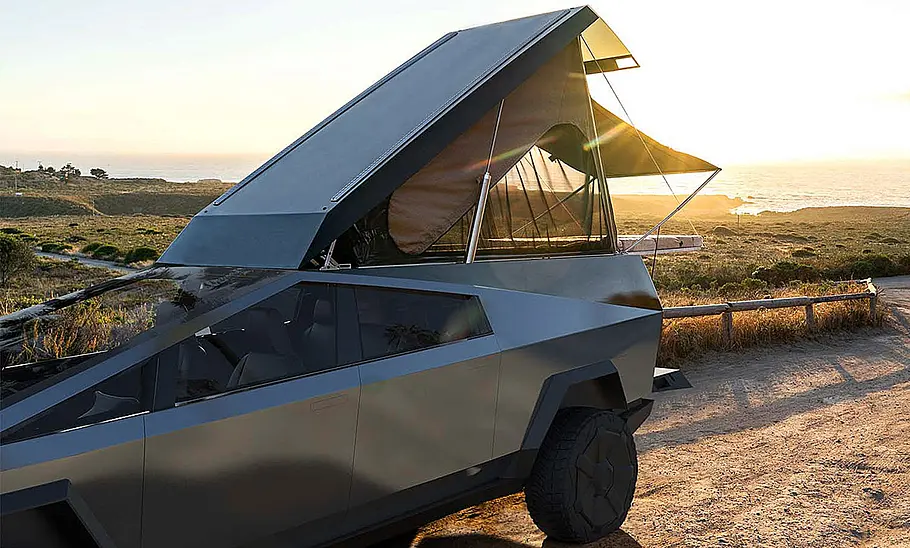 Tesla Cybertruck Camper – Space Campers The Wedge Tesla Cybertruck Camper – Space Campers The Wedge