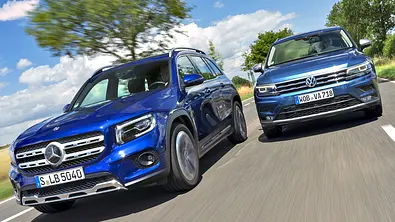 Mercedes GLB/VW Tiguan Allspace - Foto: Niklas Gotta