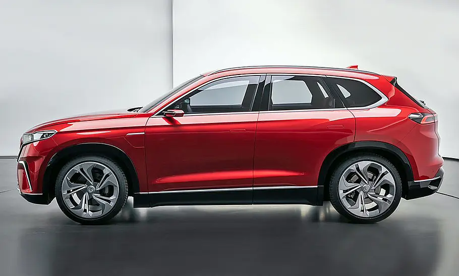 Togg T10X (2025) Blick von der Seite auf das elektrische SUV Togg T10X (2025).
