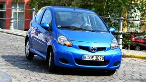 Toyota Aygo 1.0: 3/4-Ansicht Toyota Aygo 1.0: 3/4-Ansicht