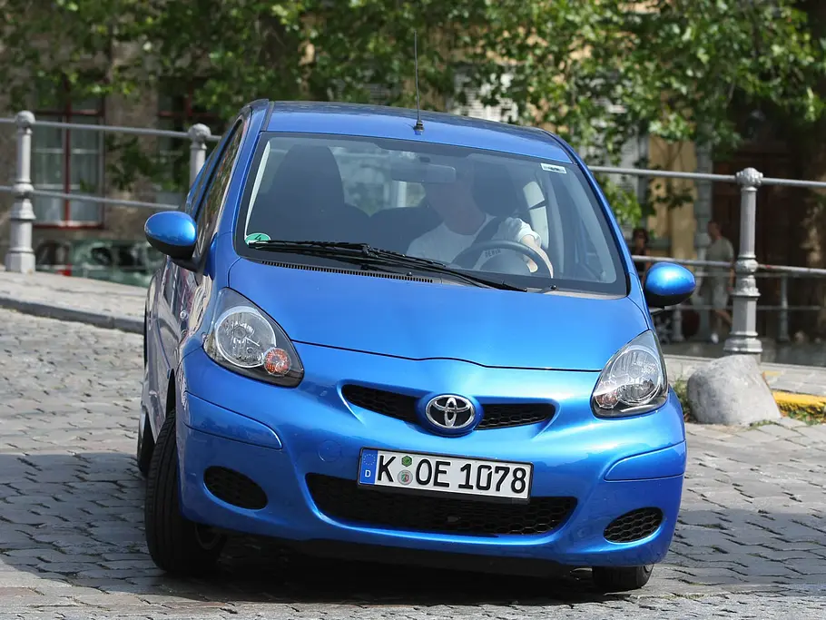 Toyota Aygo 14,2 Sekunden auf Tempo 100