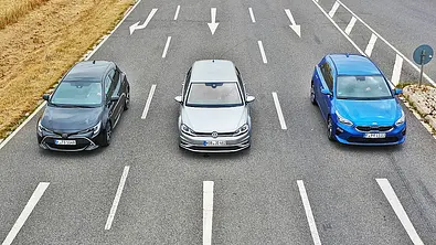 Toyota Corolla/VW Golf/Kia Ceed - Foto: Daniela Loof