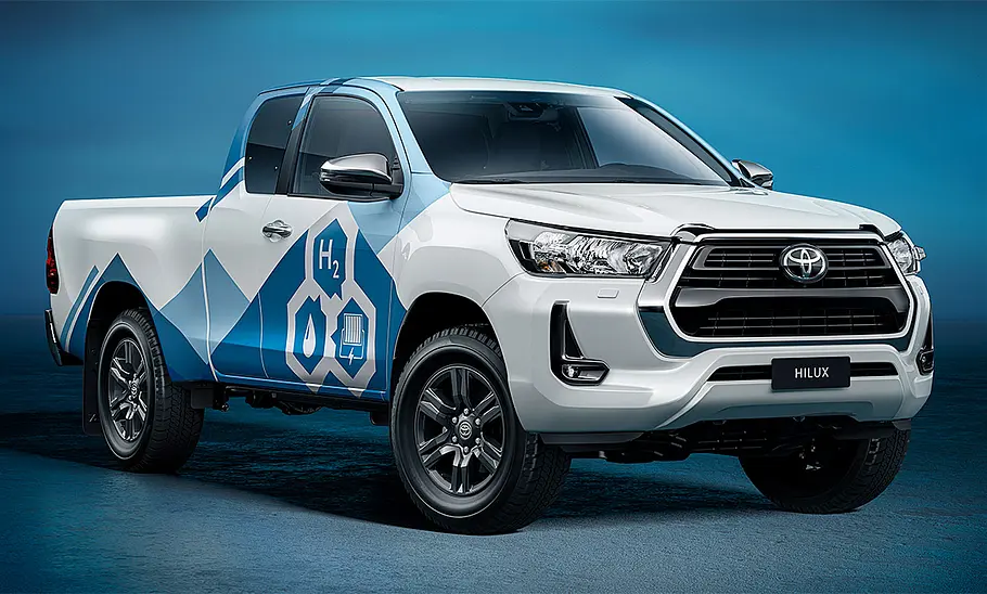Toyota Hilux Brennstoffzelle (2022) Toyota Hilux Brennstoffzelle (2022), Brennstoffzellen-Hilux, statisch
