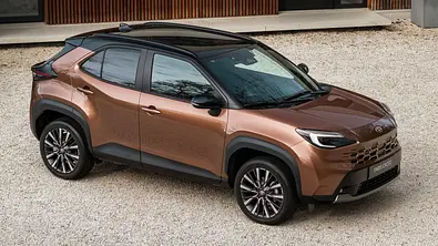 Toyota Yaris Cross Facelift statisch von vorne rechts. - Foto: Toyota Toyota Yaris Cross Facelift statisch von vorne rechts. - Foto: Toyota