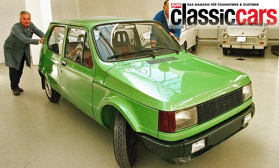 Blick von schräg vorne auf den Trabant 610.