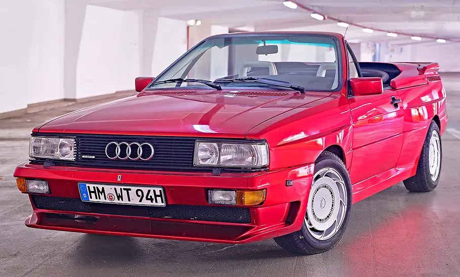 Treser Audi Quattro Roadster Fahrt In Walter Tresers Privatwagen treser-audi-quattro-roadster-fahrt-in-walter-tresers-privatwagen