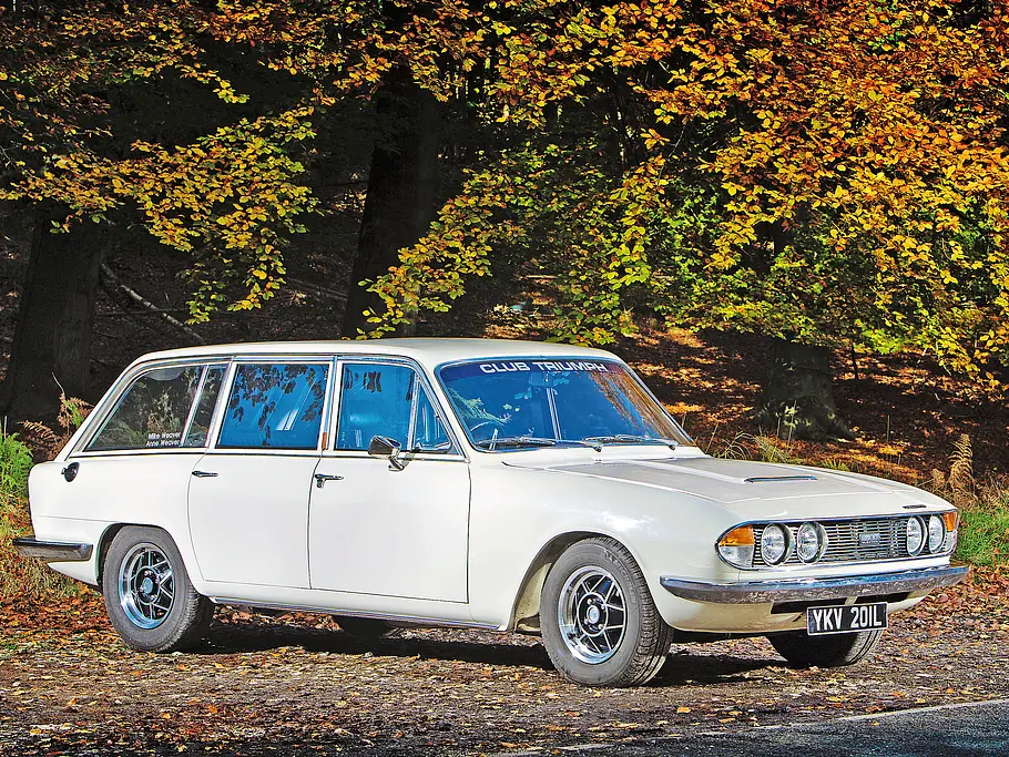 Triumph 2.5 PI Estate Car Fahrbericht Bilder technische Daten Design