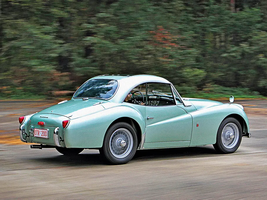 Triumph TR2 Franchorchamps Bilder technische Daten Fahrbericht Heck