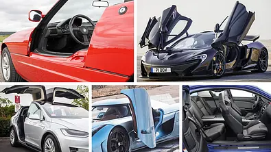 Flügeltüren & Co.: Alle Arten von Autotüren - Foto: Hersteller/Kollage AUTO ZEITUNG