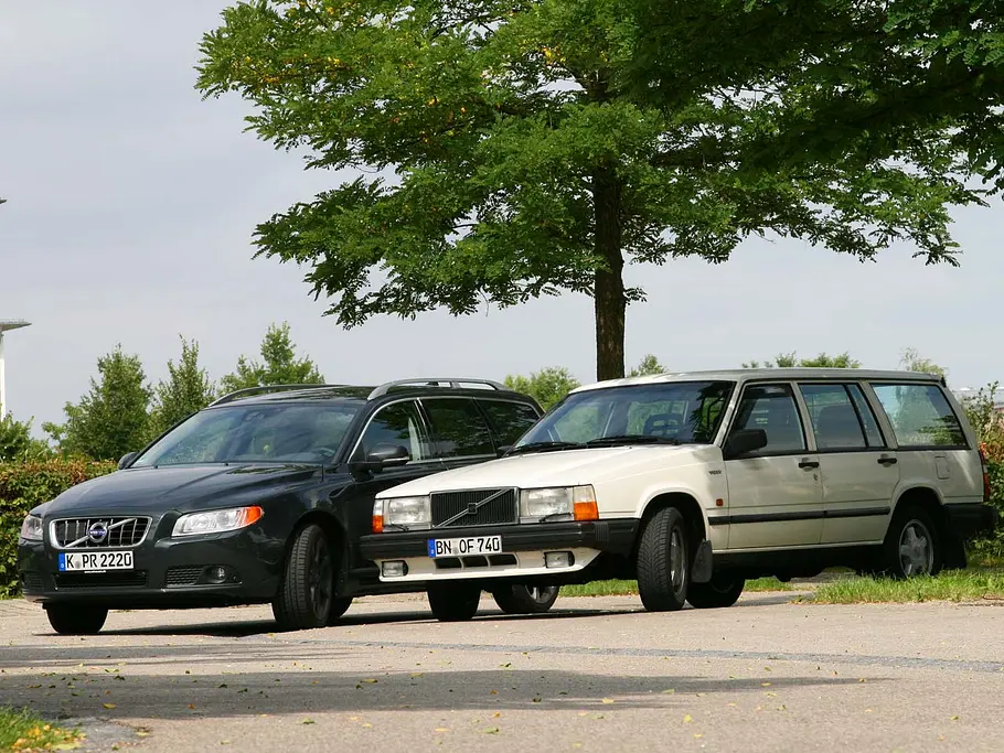 Volvo V70 und Volvo 740 im Vergleich Volvo V70 und Volvo 740 im Vergleich