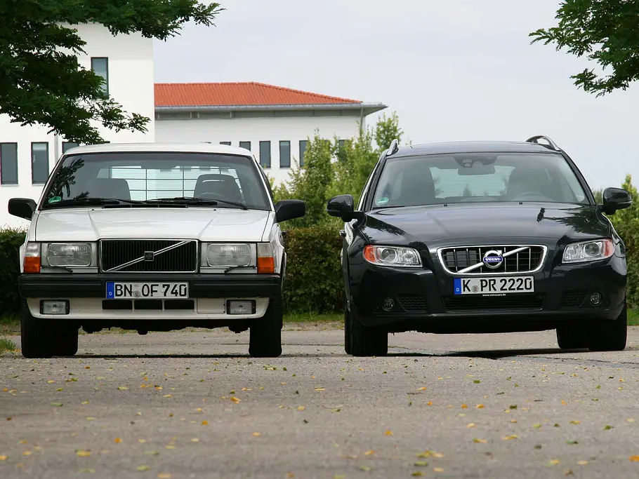 Volvo V70 und Volvo 740 im Vergleich Volvo V70 und Volvo 740 im Vergleich