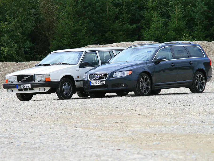 Volvo V70 und Volvo 740 im Vergleich Volvo-Kombis im Vergleich