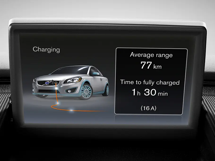 Volvo C30 electric Volvo C 30 electric - Display