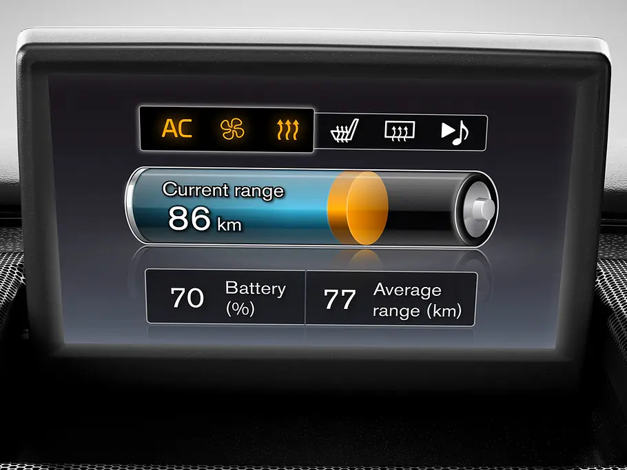 Volvo C30 electric Volvo C 30 electric - die Bedienung