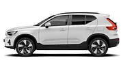 Der Volvo EX40 im Profil. - Foto: Carwow