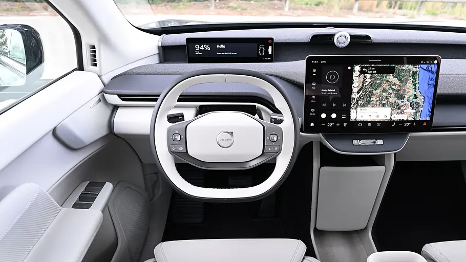 Volvo EX60 Das Cockpit des Volvo EX60.
