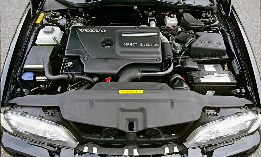 Der Motor des Volvo V70 TDI.