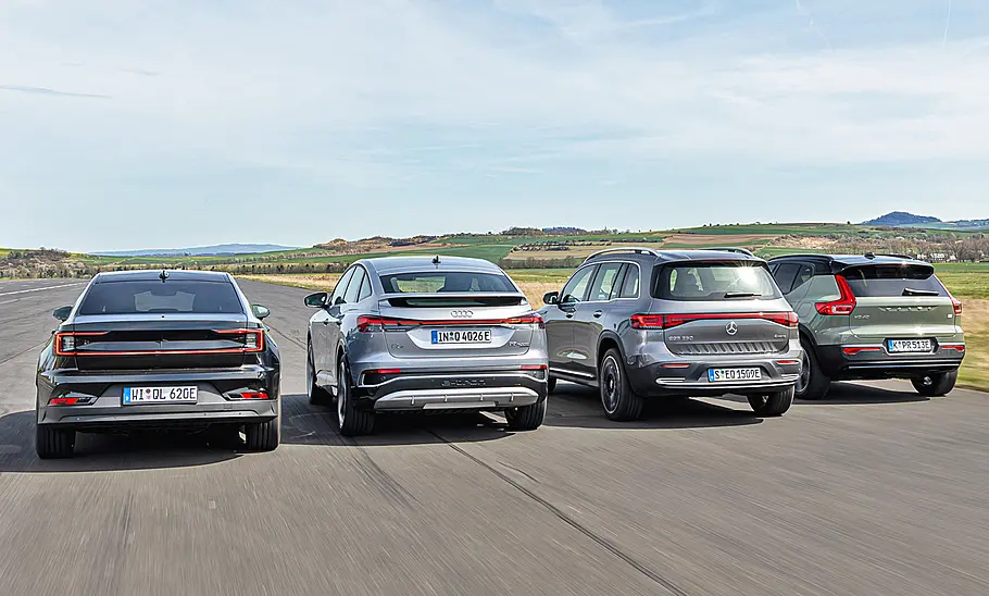 Polestar 2/Audi Q4 Sportback e-tron/Mercedes EQB/Volvo XC40 Recharge Pure Electric