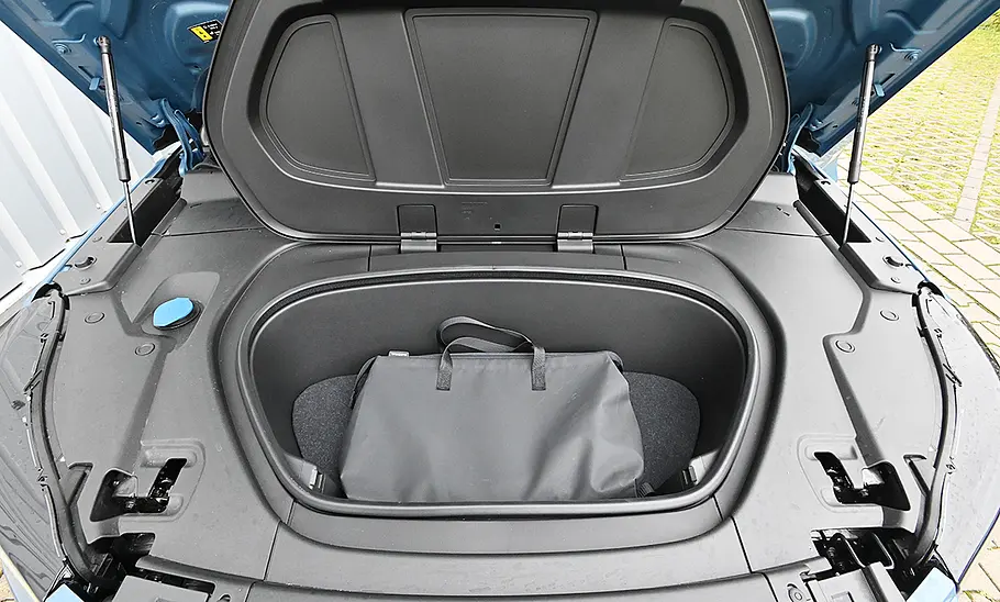 Der Frunk des Volvo XC40 Recharge Extended Range.