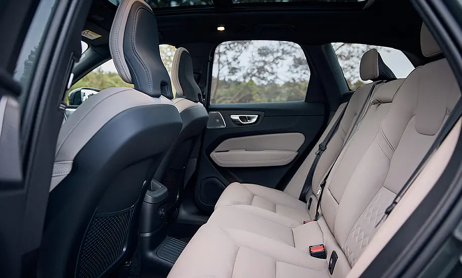 Die Rücksitzbank im Volvo XC60 (2025).