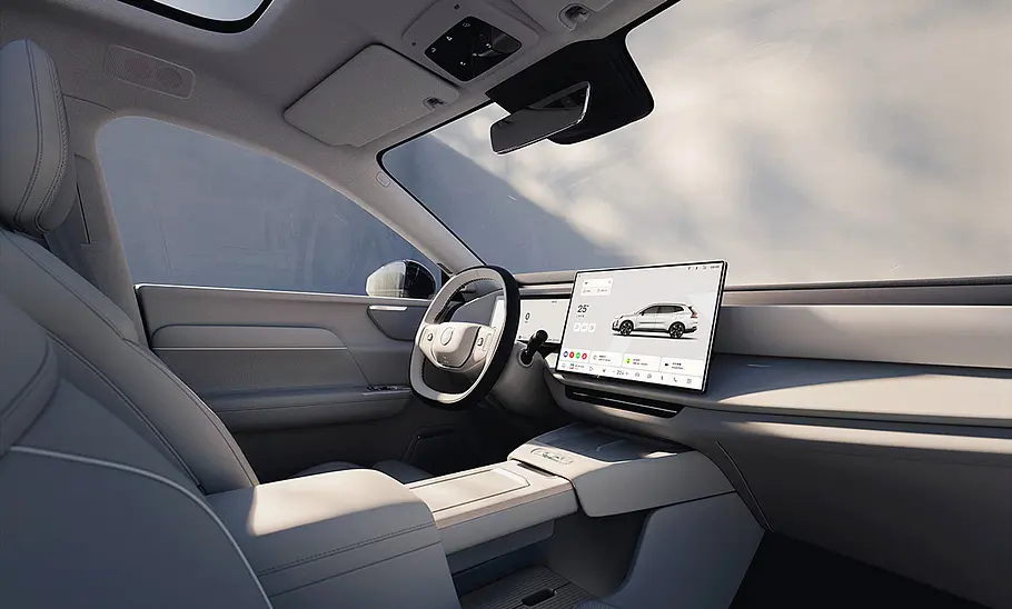 Das Cockpit des Volvo XC70 (2025).