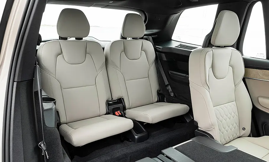 Die dritte Sitzreihe im Volvo XC90 Facelift (2024).