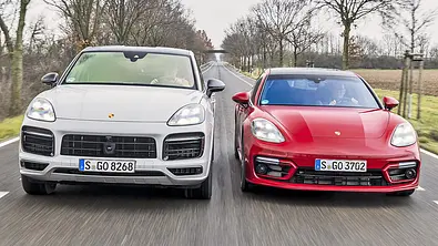 Porsche Cayenne GTS Coupé/Porsche Panamera GTS Sport Turismo - Foto: Frank Ratering
