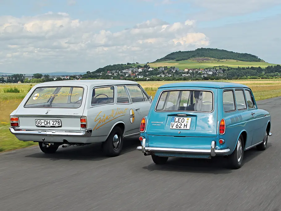 VW 1500 Variant Opel Rekord C 1700 Caravan Vergleich Bilder technische Daten Heck