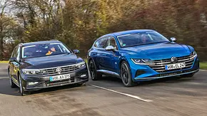 VW Passat Variant 2.0 TDI SCR/VW Arteon Shooting Brake 2.0 TDI SCR - Foto: Niklas Gotta VW Passat Variant 2.0 TDI SCR/VW Arteon Shooting Brake 2.0 TDI SCR - Foto: Niklas Gotta
