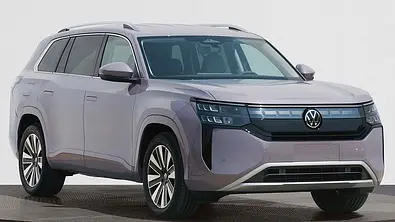 Ungetarnter VW Teramont (VW Atlas), veröffentlicht vom Chinesischen Ministerium für Industrie und Informationstechnologie (MIIT), fotografiert von schräg vorne. - Foto: MIIT