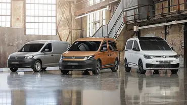 VW Caddy Maxi Cargo/Panamericana/Pkw; stehend, schräg vorne - Foto: VW Nutzfahrzeuge
