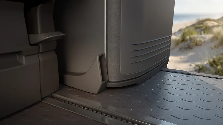 VW California Ocean Generation Eine Lüftungsdüse im Wohnraum des VW California Ocean Generation.