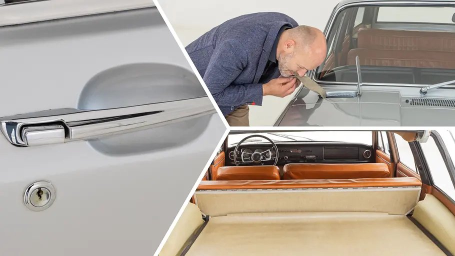 Collage mit Details des VW EA128 Variant.