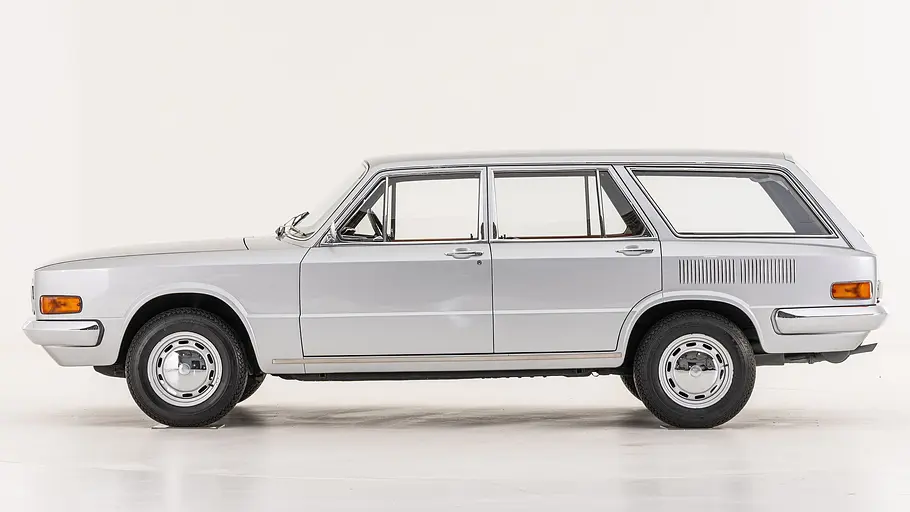 Der VW EA128 Variant stehend seitlich.