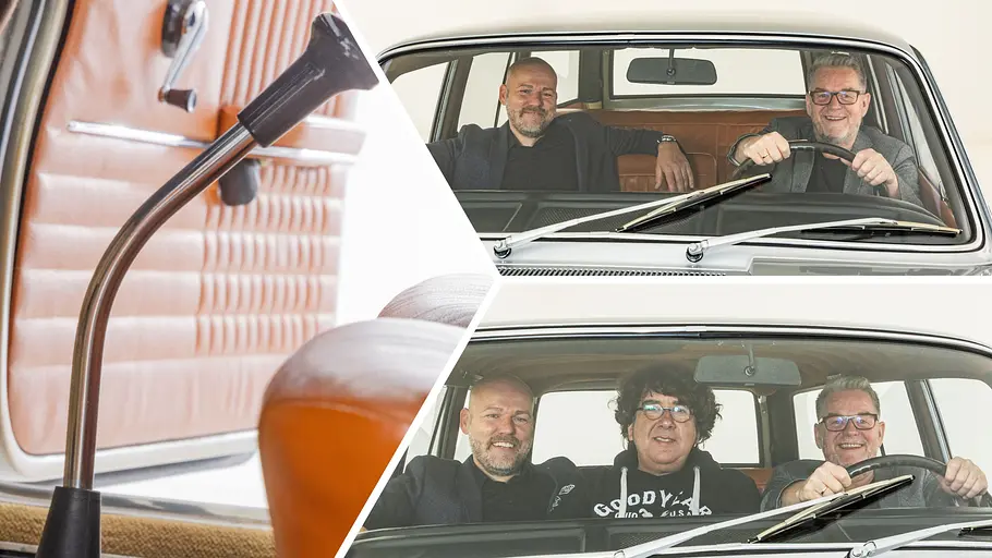 Collage mit Details des VW EA128 Variant.