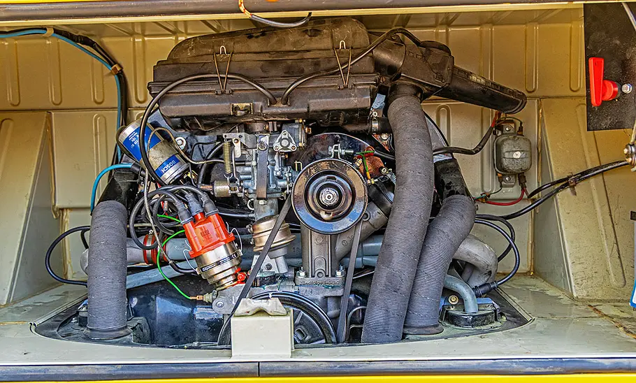 VW Typ 147 Fridolin Der Motor des VW Typ 147 Fridolin.