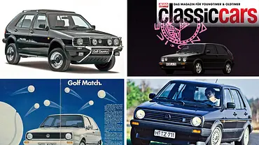 VW Golf 2-Sondermodelle in der Übersicht: Country Chrom-Edition (oben links), Fire and Ice (oben rechts), Match (unten links) und Limited. - Foto: VW/Collage: AUTO ZEITUNG
